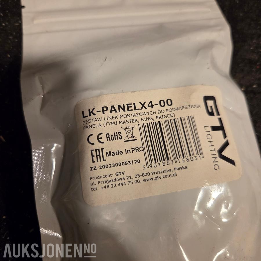 Elektromateriell (kraft, belysning, automasjon, nettverk, VVS-styring, installasjon)